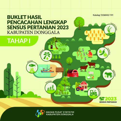  Buklet Hasil Pencacahan Lengkap Sensus Pertanian 2023 - Tahap I Kabupaten Donggala